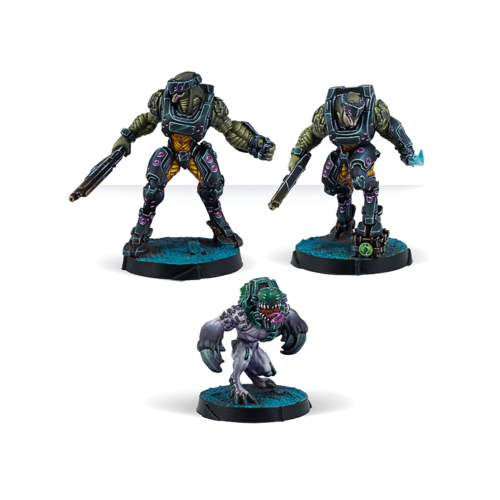 фото Миниатюры для настольной игры infinity the game. jayth cutthroats, shasvastii independent assault group corvus belli