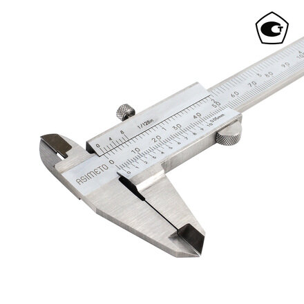 ASIMETO 341-06-0 Штангенциркуль нониусный тип 1; 0,05 мм, 0-150 мм