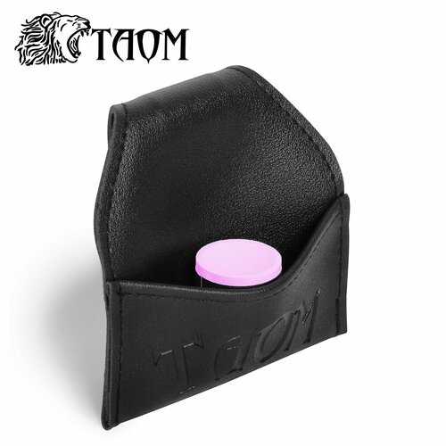 Мел для бильярда Taom Pyro Chalk Pink и держатель Taom Chalk Bag (Набор)