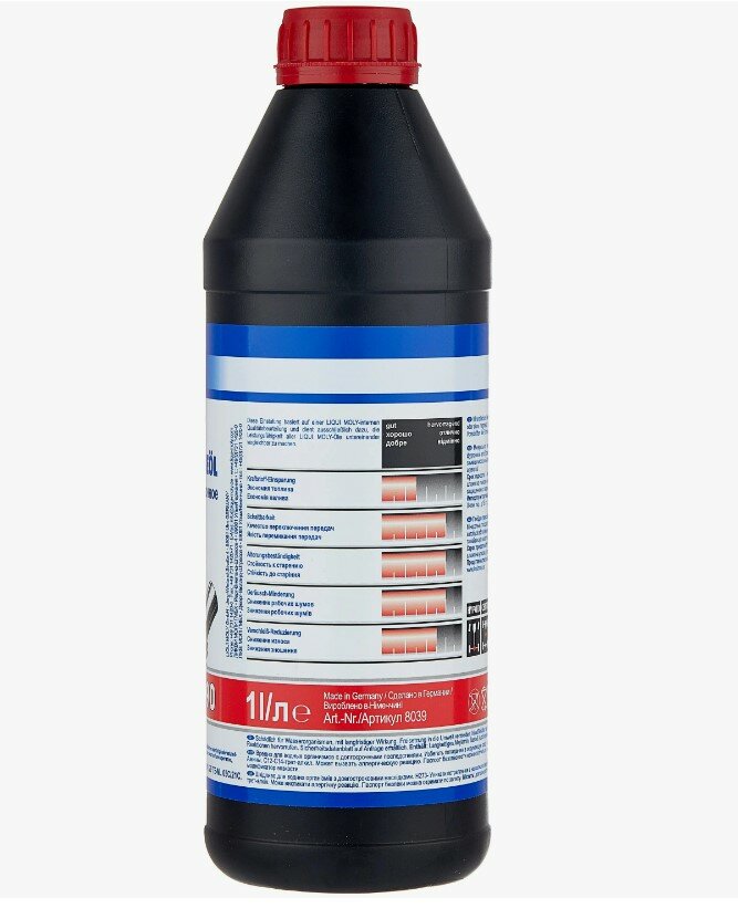 Масло трансмиссионное LIQUI MOLY Hypoid-Getriebeoil LS 85W-90