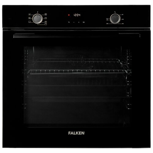 Духовой шкаф встраиваемый электрический FALKEN EO-6109-2 BLACK GLASS