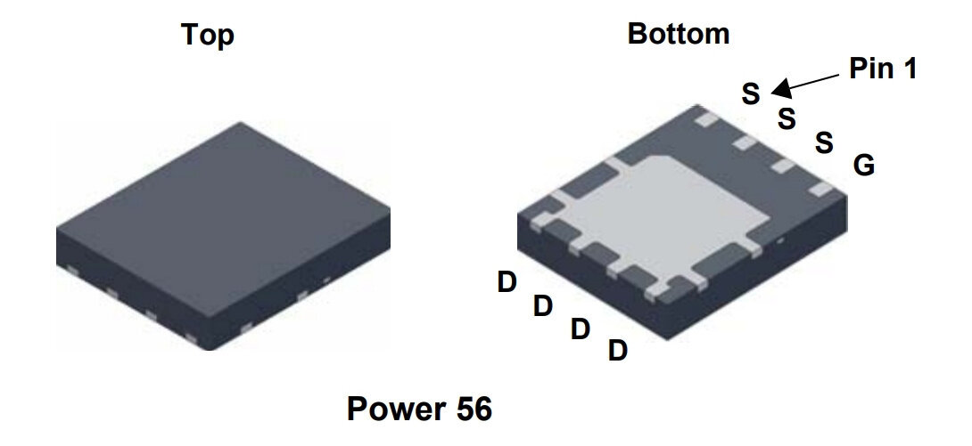 Микросхема FDMS7692 N-Channel MOSFET 30V 28A POWER56