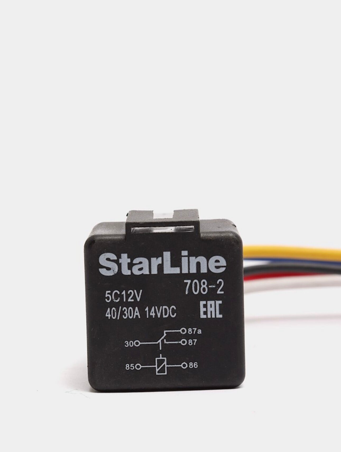 Реле 5-контактное Starline 5C12V