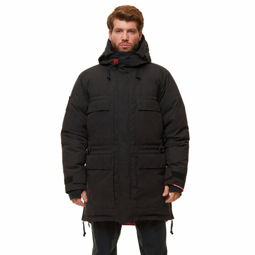куртка BASK зимняя, размер 54, черный