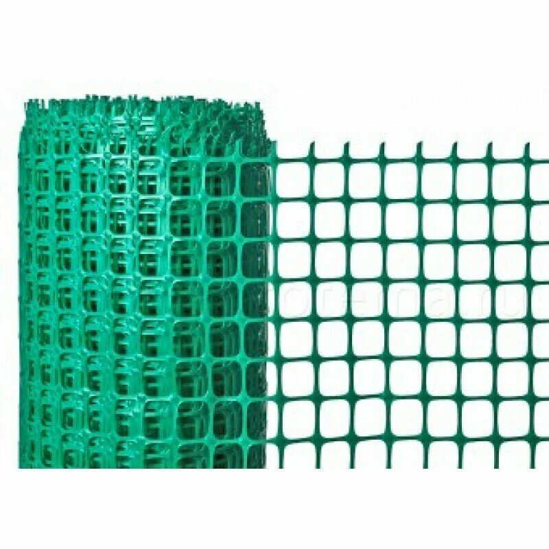 Решетка садовая пластиковая (ячейка 20х20мм) рулон 1,5х20м зеленый