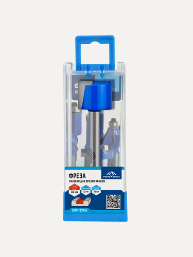 Изображение товара Фреза пазовая прямая VertexTools для врезки замков Ø 36 мм. / 12 мм. хвостовик