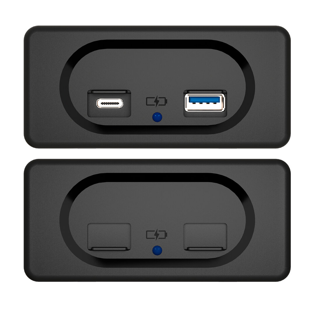 Розетка usb встраиваемая мощность 36w 1-usb 1-Type C