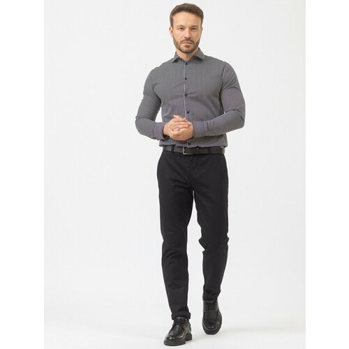 фото Брюки uomo d'oro, размер 48/176-182, черный