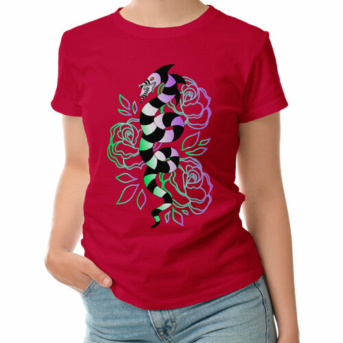 фото Футболка roly, размер l, красный