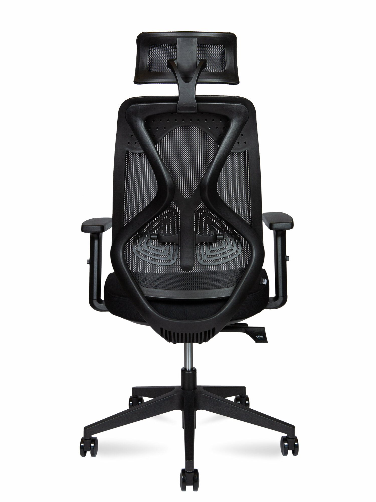 Компьютерное кресло Norden Имидж black черный пластик / черная сетка / черная ткань - фотография № 3