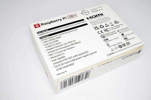 Мини ПК RASPBERRY NUC Pi 3 Model B+, Broadcom BCM2837B0, LPDDR2 1ГБ, CR, noOS [ra433] - фото №13