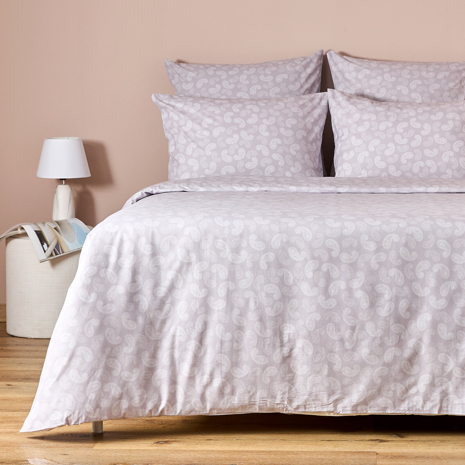 Постельное белье Семейное Cozy Home, Поплин, 2 нав. 50х70, Delicato