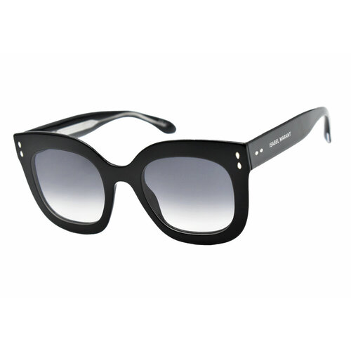 фото Солнцезащитные очки isabel marant, кошачий глаз, градиентные, с защитой от уф, для женщин, черный