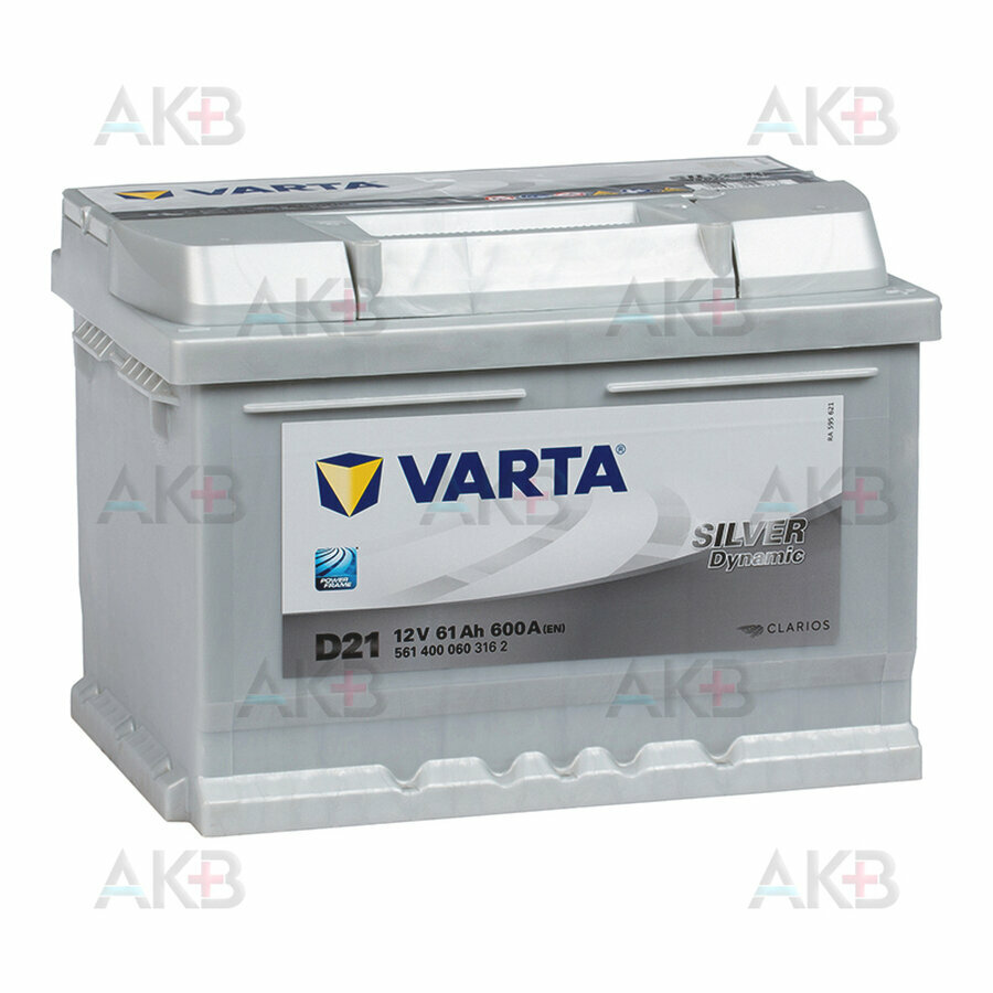 Аккумлятор автом. Varta Silver Dynamic 61Aч 600A (561 400 060 D21) - фото №18