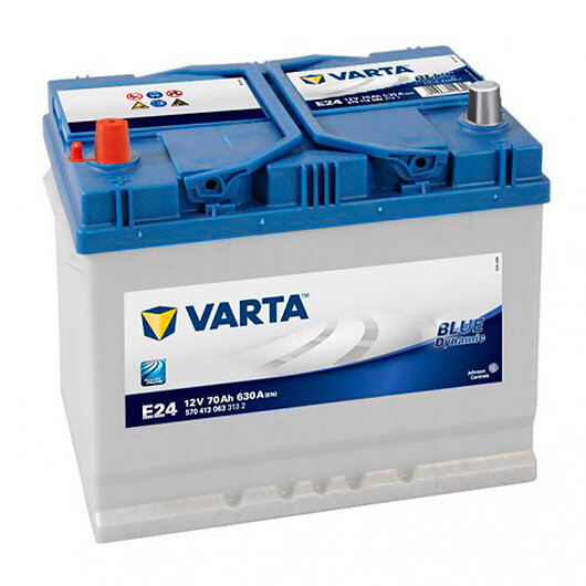 Аккумулятор 70 а/ч, прямая полярность VARTA 570 413 063 BLUE DYNAMIC (E24) VAR570413-BD