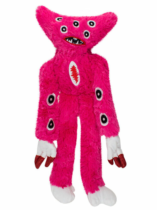 Мягкая игрушка KIDS CHOICE TM12411 Huggy Wuggy Хаги Ваги Killy Willy Multiple eyes розовый 40см