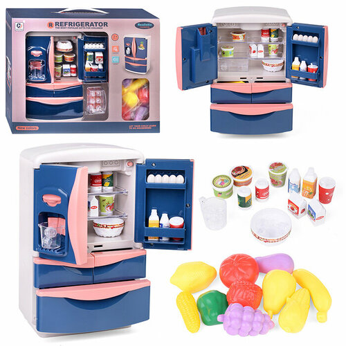 Игровой набор YH218-1C Кухня. Холодильник в коробке next холодильник синий свет звук пар yh218 1c с 3 лет