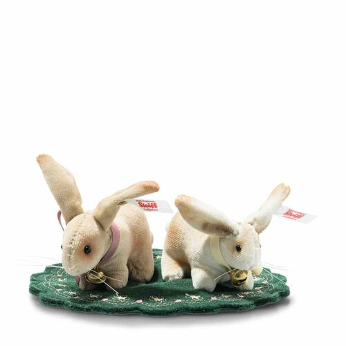 фото Мягкая игрушка steiff rabbit set ( штайф набор кроликов 8 см) steiff / штайф