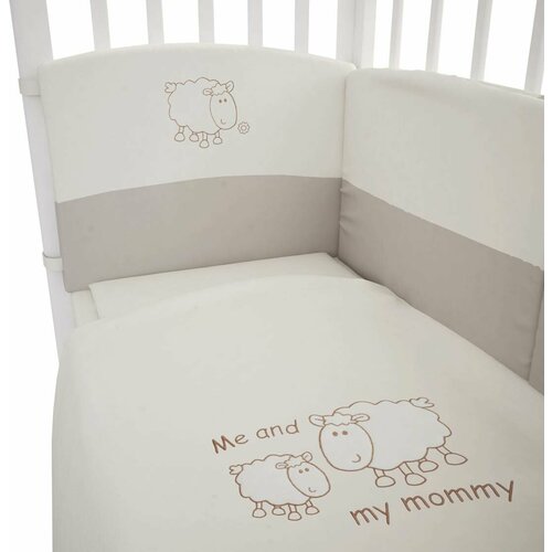 Комплект постельного белья Polini kids Я и моя мама 140х70 845₽