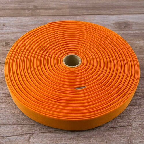 Резинка для шитья, цвет оранжевый, ширина 30 мм, 25 метров резинка для шитья цвет темно серый ширина 30 мм 25 метров