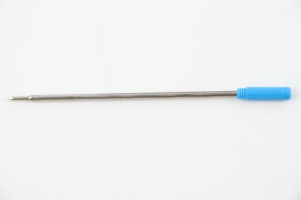 фото Стержень металл 105мм 0,7мм синий для ручек с поворот. мех