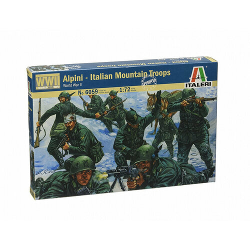 Набор фигурок 6059ИТ Солдатики Italian Mountain Troops Alpini набор фигурок 6045ит солдатики german paratroopers wwii