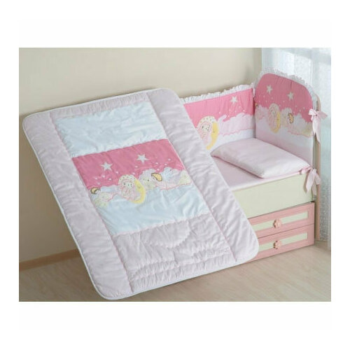 фото Комплект в кроватку арт. 63 розовый sdobina