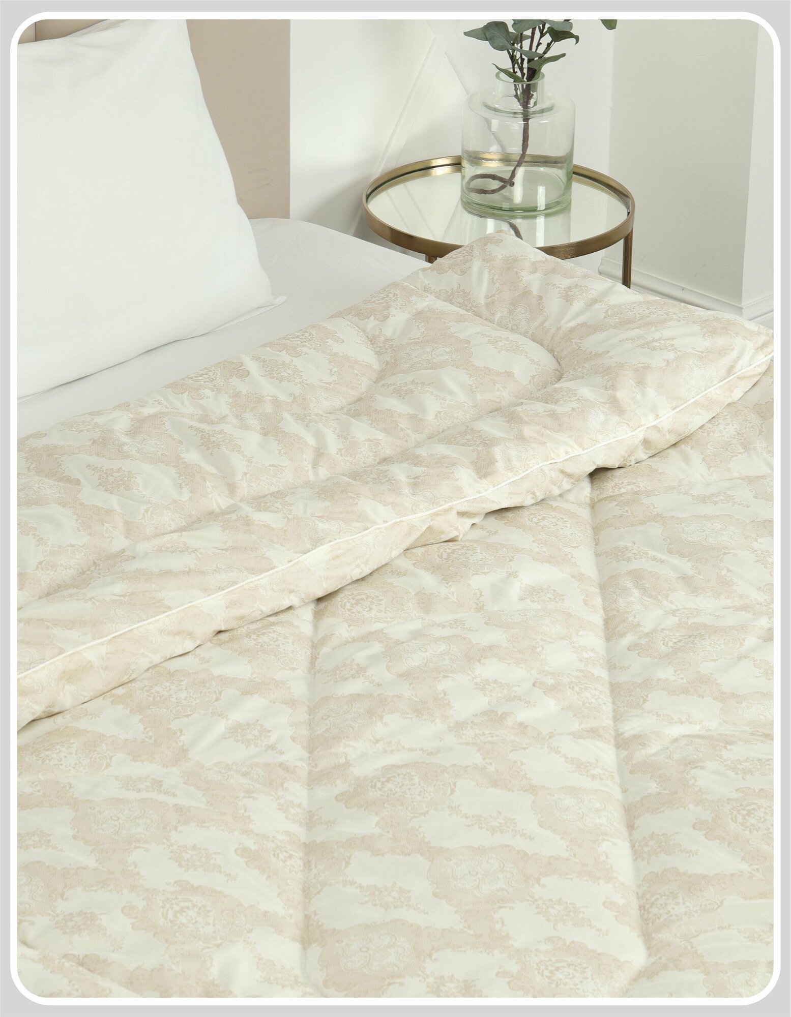 Одеяло 1.5 зимнее и подушка 50х70 комплект Ангора - фотография № 4