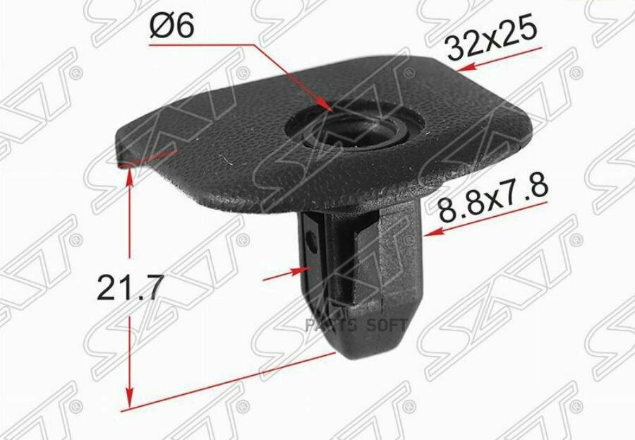 SAT ST-M12218 Клипса крепежная SUBARU (1 шт