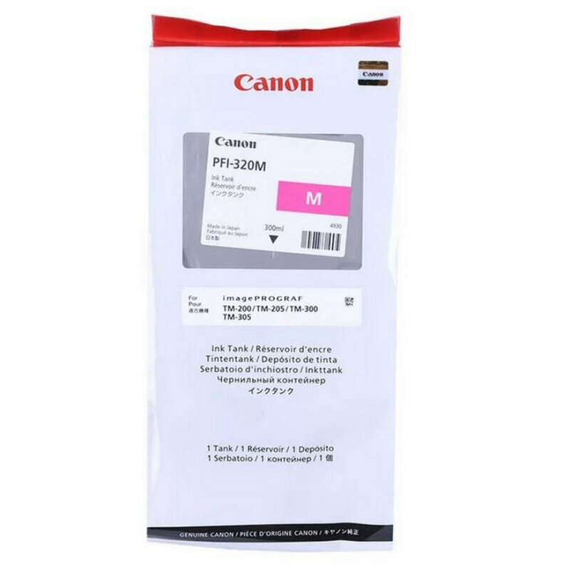 Картридж CANON PFI-320 M пурпурный [2892c001] - фото №9