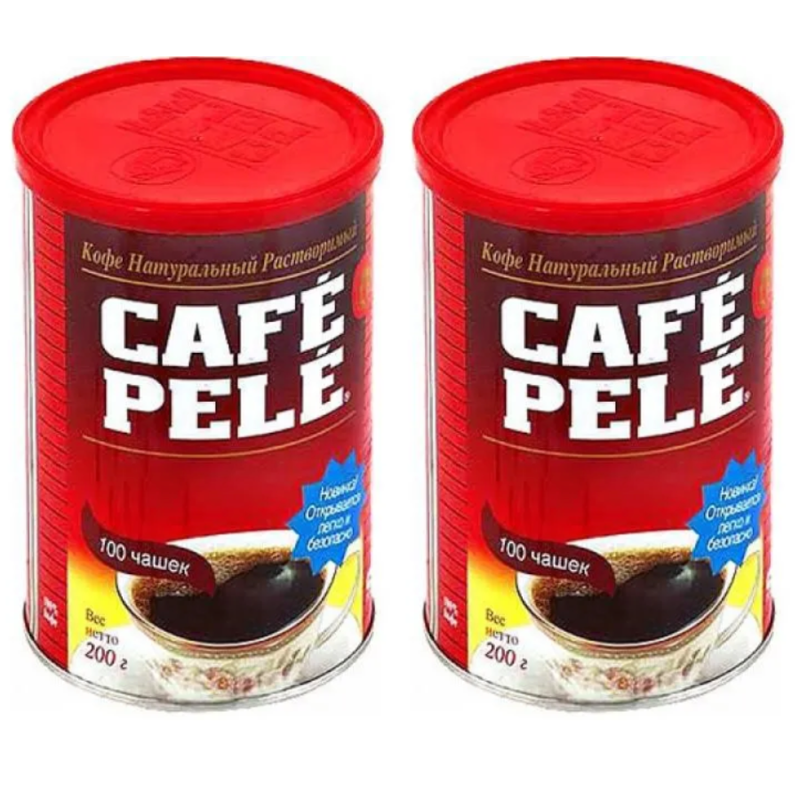 Кофе растворимый Пеле 200 грамм 2 штуки