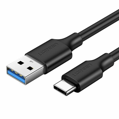 Кабель UGREEN US184 (20883) USB 3.0 A Male to Type C Male Cable Nickel Plating 1.5m - Black