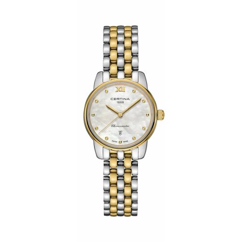 фото Наручные часы certina ds-8 c0330512211801, серебряный, белый