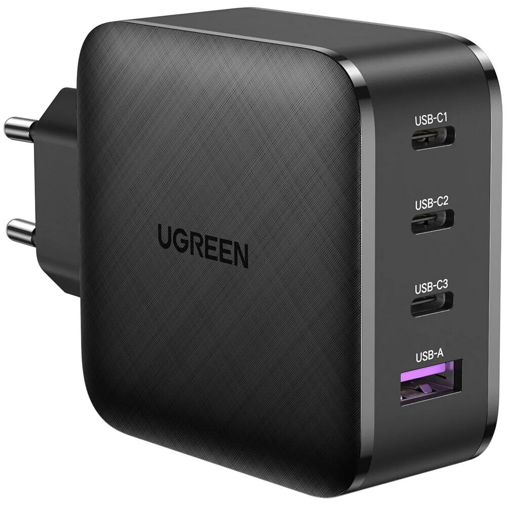 Зарядное устройство Ugreen CD224 GaN Tech Fast Charger черный (USB-A+3/USB-C)