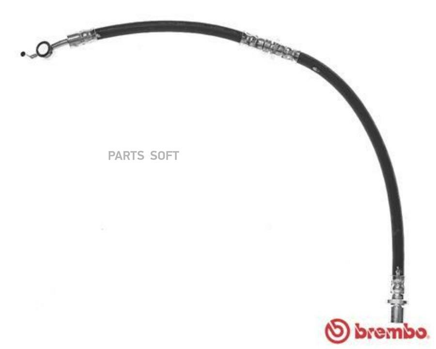 Шланг тормозной передний SUBARU IMPREZA/FORESTER WRX/STI 96- LH BREMBO T78001 | цена за 1 шт