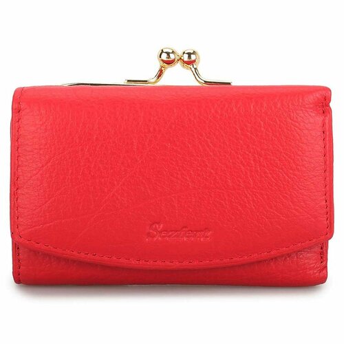 фото Кошелек sezfert 412-6806-2, фактура зернистая, красный