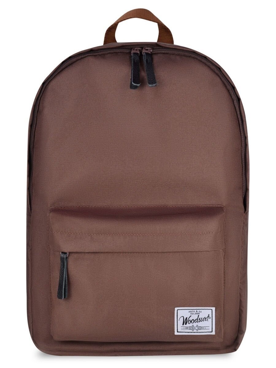Рюкзак городской спортивный женский мужской школьный для ноутбука, для мальчика для девочки, коричневый