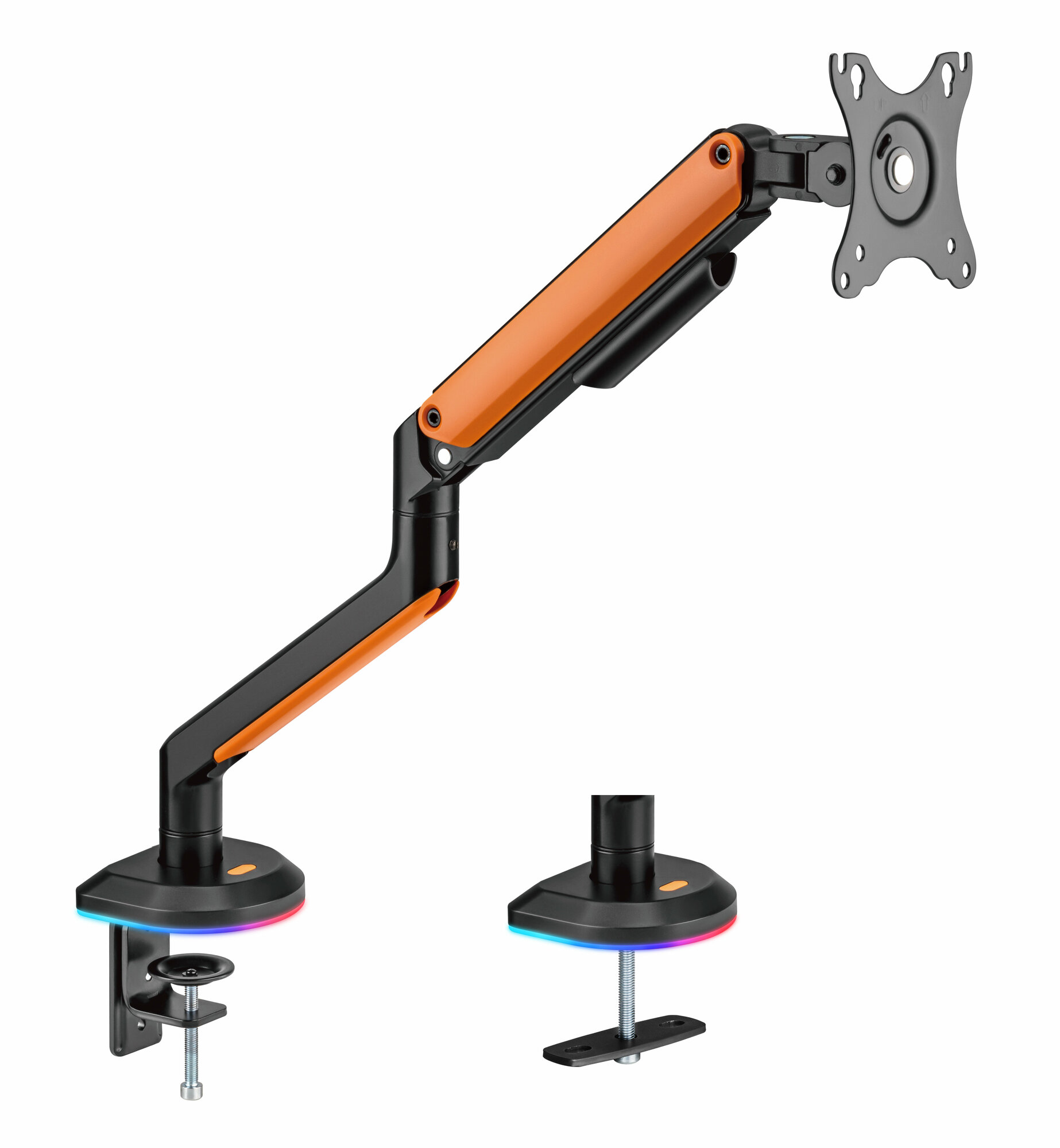 Кронштейн для монитора 17"-32" Ridberg Monitor Arm LDT63-C012GL (Black/Orange)