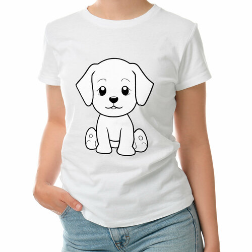 фото Футболка roly, размер s, белый