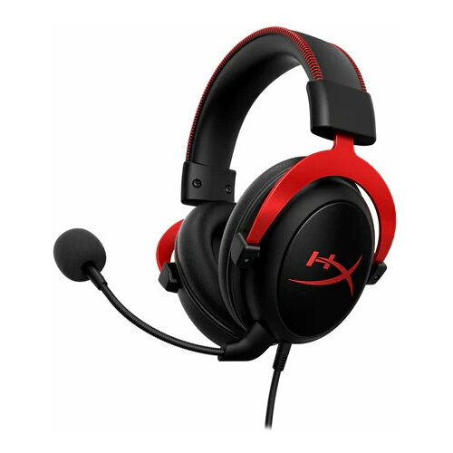 Наушники с микрофоном HyperX Cloud II CL003 черныйкрасный 1м мониторные оголовье 4P5M0AA 13955₽