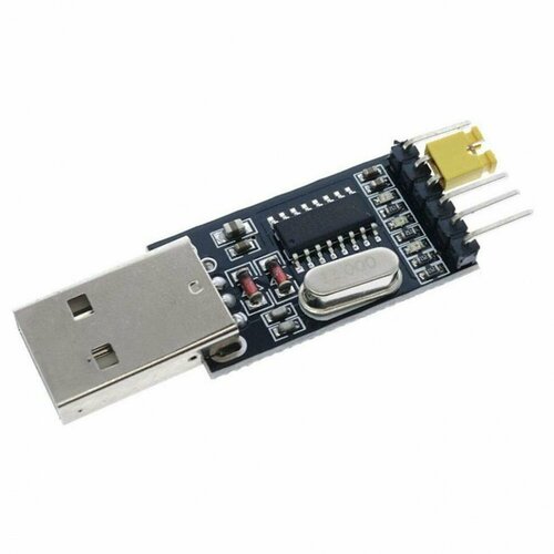 CH340 USB - Serial конвертер адаптер микроконтроллер преобразователь gsmin pl2303hx usb ttl uart 2шт синий