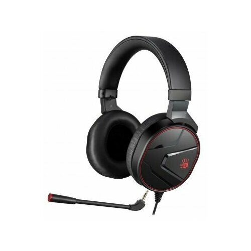 Наушники с микрофоном A4Tech Bloody черный 13м мониторные USB оголовье G600I 429200₽