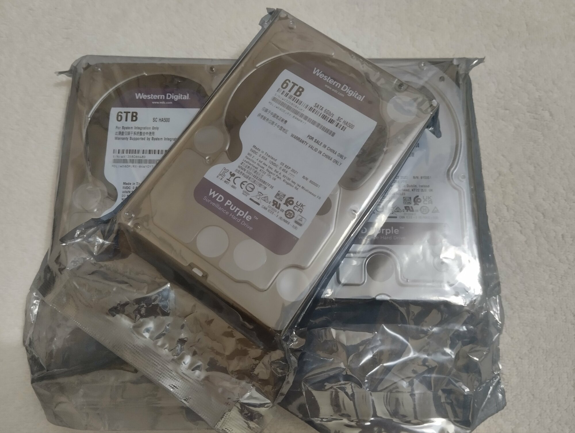 Жесткий диск Western Digital WD Purple 6 ТБ WD60PURX