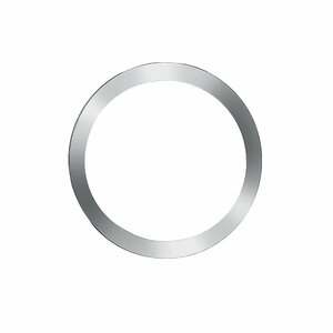 Металлическое кольцо MagSafe / Магнитная пластина МагСейф для беспроводной зарядки, для кошелька, картхолдера, диаметр 55 мм / цвет серебристый