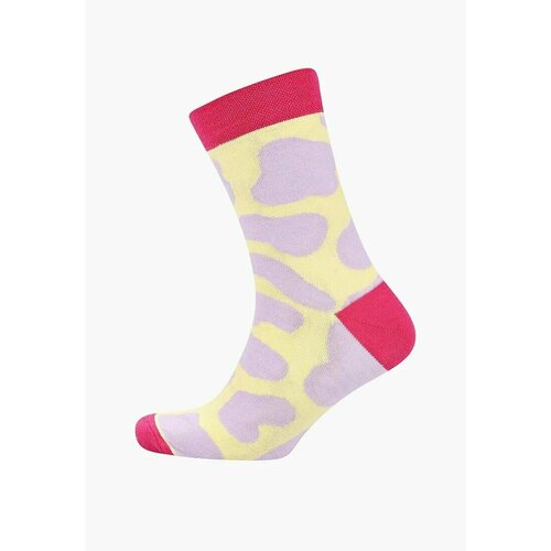 фото Носки big bang socks, размер 35-39, розовый, желтый