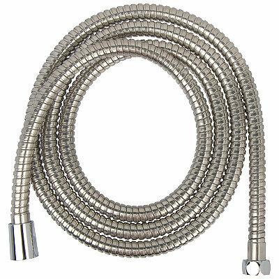 фото Шланг для душа из нержавеющей стали. Длина: 200 см. Конструкция антитвист . Соединение вход (смеситель): 1/2 Соединение выход (лейка): 1/2