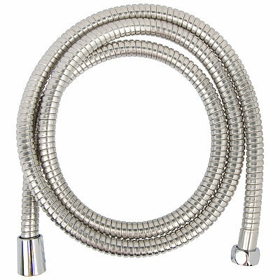 фото Шланг для душа растягивающийся антитвист, длина от 150 до 170 см. Соединение вход (смеситель): 1/2 Соединение выход (лейка): 1/2