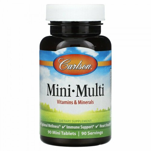 Carlson, Mini Multi, 90 Mini Tablets