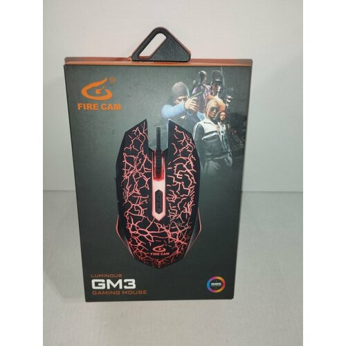 Мышь игровая проводная мышь компьютерная мышь с RGB подсветкой 2400 DPI GM 3 100000₽