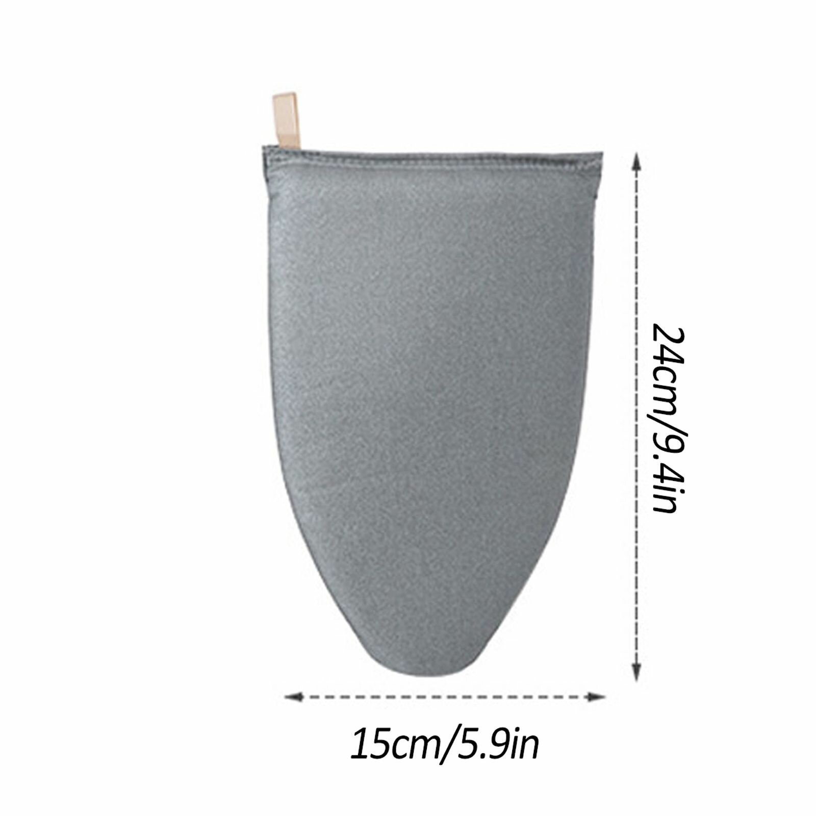 Варежка для отпаривания и глажки / досочка рукавица для отпаривателя и утюга, цвет серый